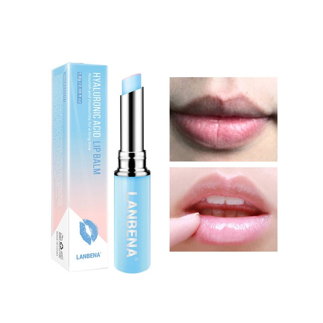Chameleon Lip Balm Rose Hyaluronic Acid Moisturizing Nourishing Lip Plumper Lip Lines Natural Extract Makeup Lipstick