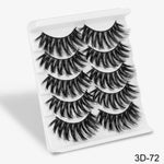 3D Mink Hair False Eyelashes Natural/Thick Long Eye Lashes Wispy Makeup Beauty Extension Tools