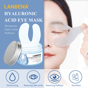 Retinol Eye Mask Hyaluronic Acid Eye Patches Serum Reduces Dark Circles Bags Eye Lines Repair Nourish Firming Skin Care