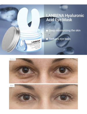 Retinol Eye Mask Hyaluronic Acid Eye Patches Serum Reduces Dark Circles Bags Eye Lines Repair Nourish Firming Skin Care