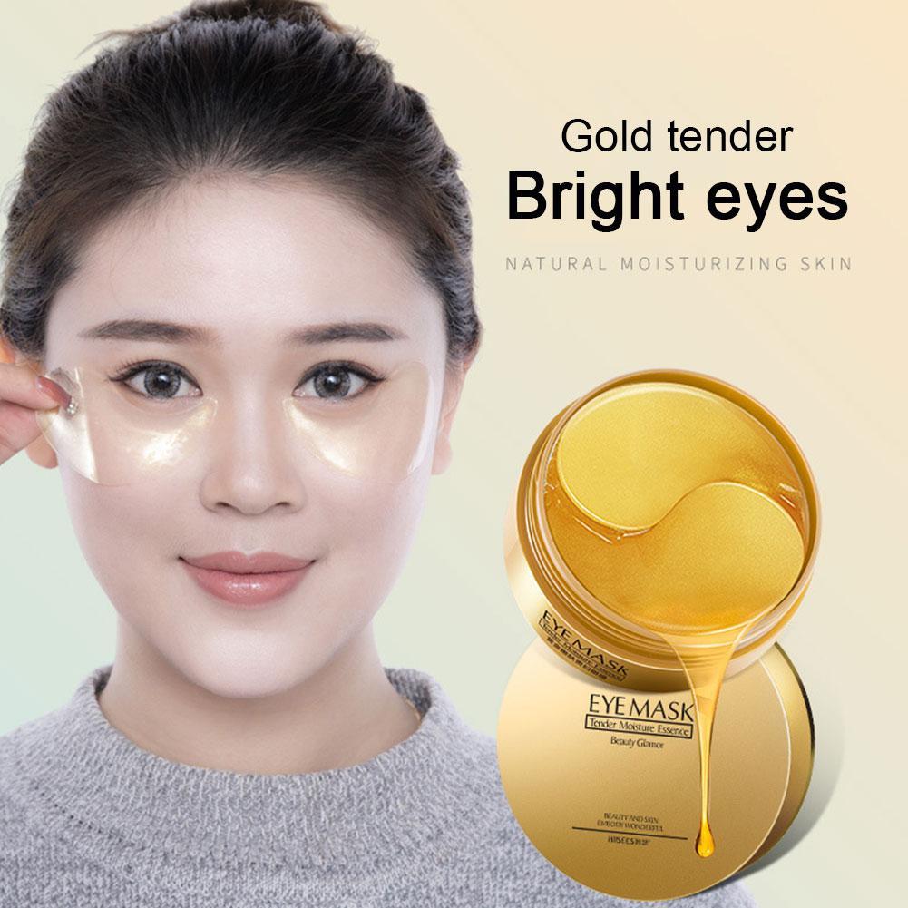 Gold Seaweed Eye Patches Mask Crystal Collagen Eye Mask Anti-Wrinkle Anti Aging Remove Dark Circles Eye Care