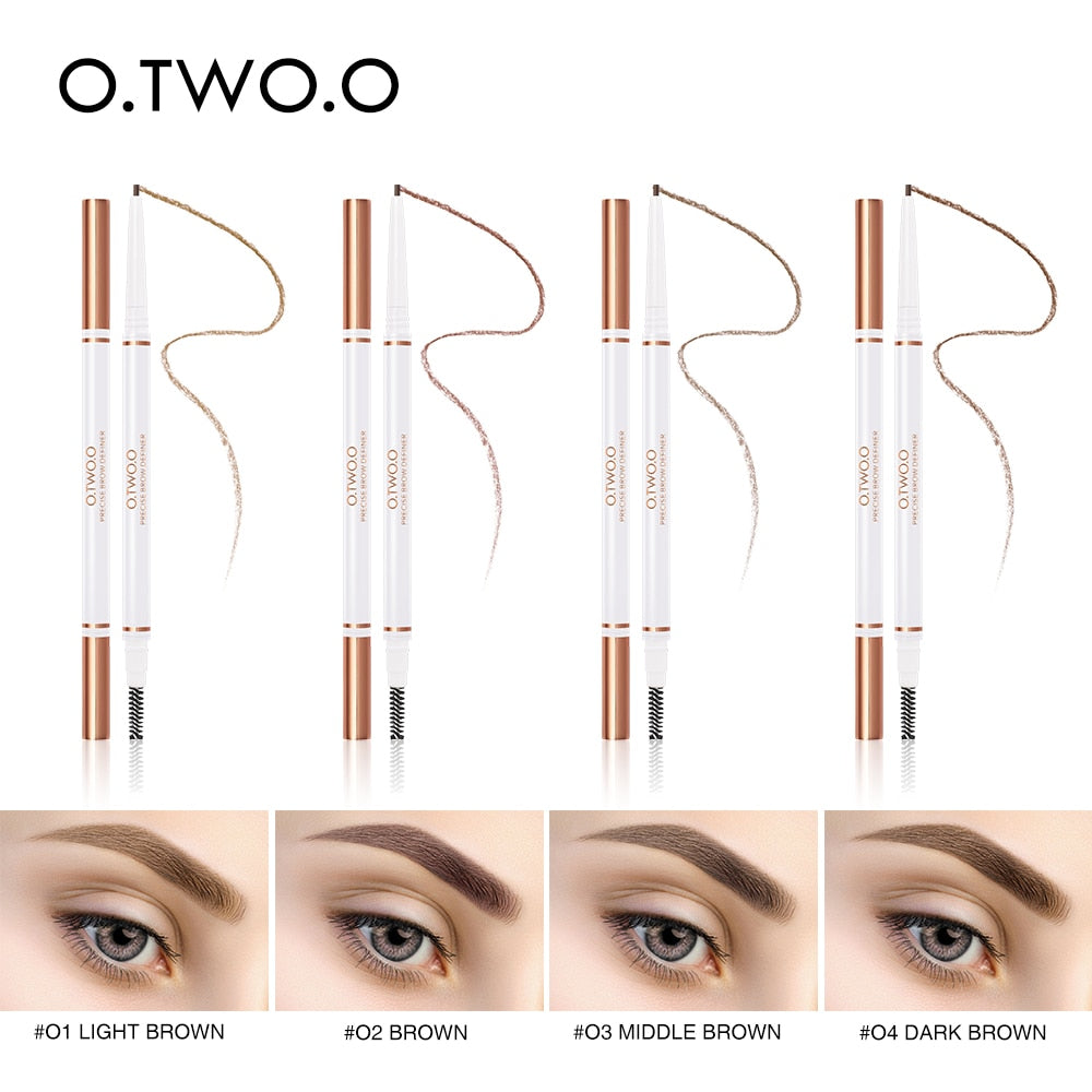 Eyes Makeup Set Ultra Fine 1.5mm Eyebrow Lengthening Mascara Long Lasting Waterproof Eyeliner Cosmetic Kit