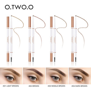 Eyes Makeup Set Ultra Fine 1.5mm Eyebrow Lengthening Mascara Long Lasting Waterproof Eyeliner Cosmetic Kit