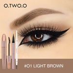 Eyes Makeup Set Ultra Fine 1.5mm Eyebrow Lengthening Mascara Long Lasting Waterproof Eyeliner Cosmetic Kit