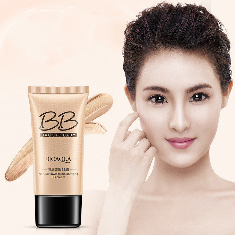 Natural  BB Cream Whitening Moisturizing Concealer  Nude Foundation Makeup Face Beauty