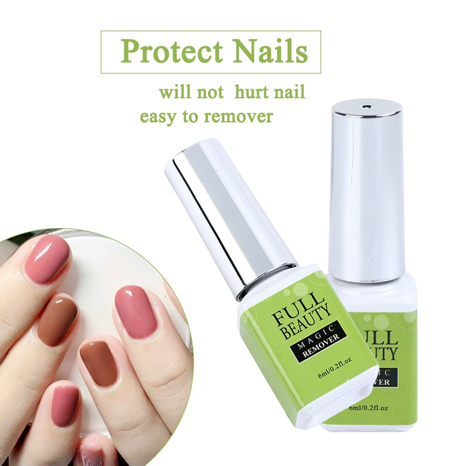 Nail Gel Magic Remover Soak off Gel Lacquer Polish Nail Art Primer Burst Cleanser Nail Polish Remover Nail