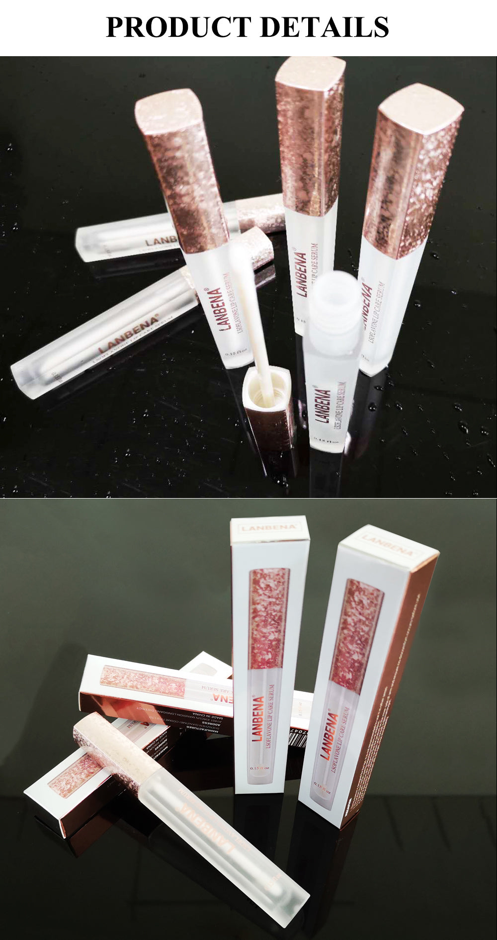 Updated Version Lip Plumper Serum Lip Mask Reduce Fine Lines Increase Lip Elasticity Resist Aging Moisturizing Lip Care