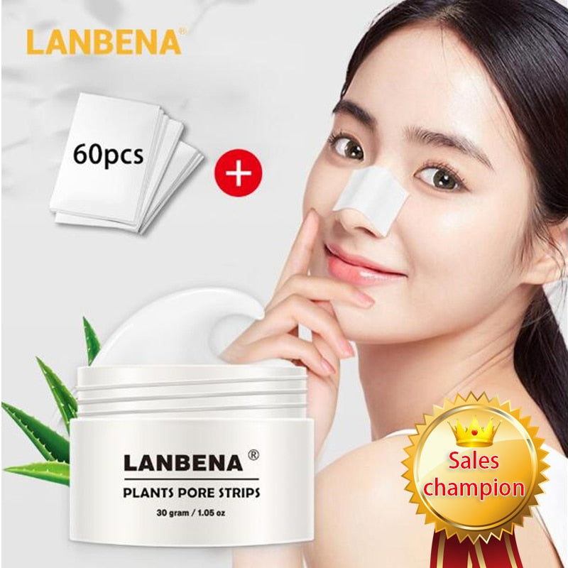 Unisex Blackhead Remover Nose Face Mask Pore Strip Black Mask Peeling Acne Treatment Black Deep Cleansing Skin Care