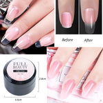 Fiber Extension Repair Gel Clear Poly Builder for Nail Extension Acrylic Repair Broken Nail Forms Gel Polish