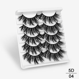 3D Mink Hair False Eyelashes Natural/Thick Long Eye Lashes Wispy Makeup Beauty Extension Tools