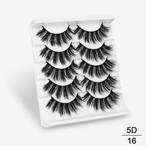 3D Mink Hair False Eyelashes Natural/Thick Long Eye Lashes Wispy Makeup Beauty Extension Tools