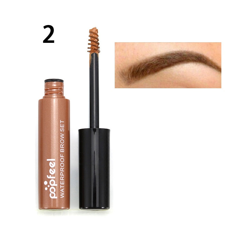 Makeup Eye Brow Gel Coffee Black Brown Paint Eyebrows Gel Waterproof Eyebrow Tint Mascaras Kit Sobrancelha