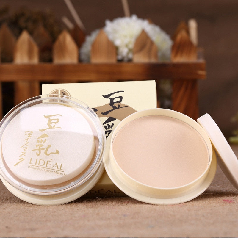 Transparent Pressed Powder Long Lasting Oil Control Face Foundation Waterproof Whitening Skin Finish Concealer