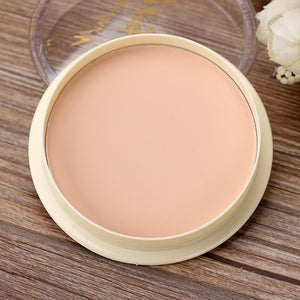 Transparent Pressed Powder Long Lasting Oil Control Face Foundation Waterproof Whitening Skin Finish Concealer