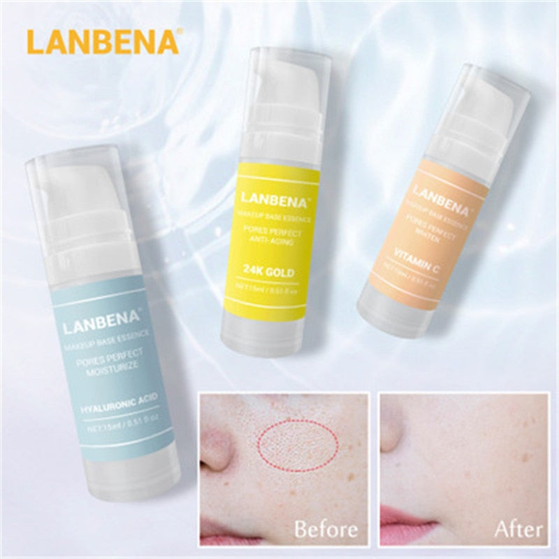 Summer Refreshing Makeup Foundation Primer Base Face Serum Shrink Pores Moisturizing Oil-Control Brighten Essence Cosmetics 2019