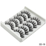 3D Mink Hair False Eyelashes Natural/Thick Long Eye Lashes Wispy Makeup Beauty Extension Tools