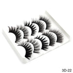 3D Mink Hair False Eyelashes Natural/Thick Long Eye Lashes Wispy Makeup Beauty Extension Tools