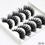 3D Mink Hair False Eyelashes Natural/Thick Long Eye Lashes Wispy Makeup Beauty Extension Tools