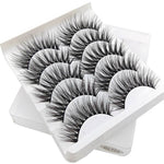 3D Mink Hair False Eyelashes Natural/Thick Long Eye Lashes Wispy Makeup Beauty Extension Tools