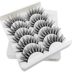 3D Mink Hair False Eyelashes Natural/Thick Long Eye Lashes Wispy Makeup Beauty Extension Tools