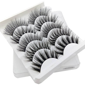 3D Mink Hair False Eyelashes Natural/Thick Long Eye Lashes Wispy Makeup Beauty Extension Tools