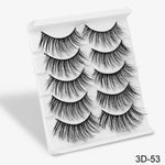 3D Mink Hair False Eyelashes Natural/Thick Long Eye Lashes Wispy Makeup Beauty Extension Tools