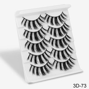 3D Mink Hair False Eyelashes Natural/Thick Long Eye Lashes Wispy Makeup Beauty Extension Tools